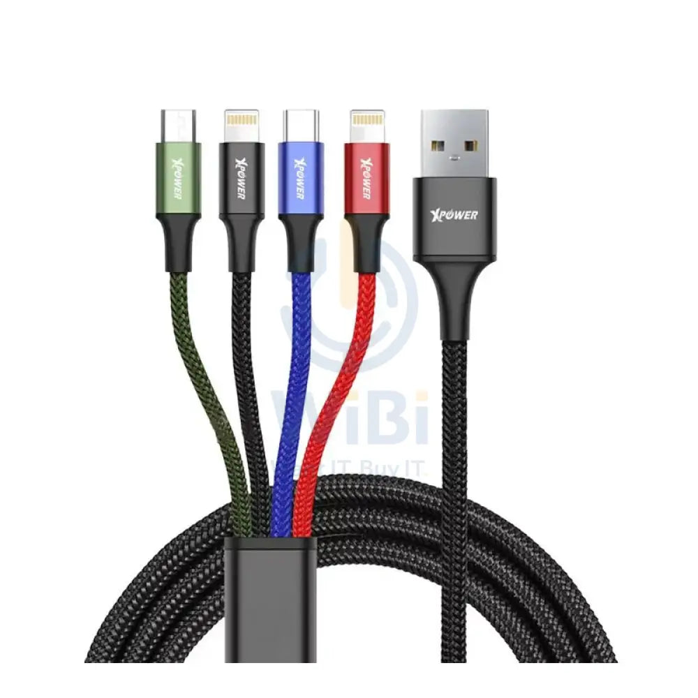 Xpower 4X1 4-in-1 Cable - 2 Meter / Black Accessories > Cables & Converters > Cables