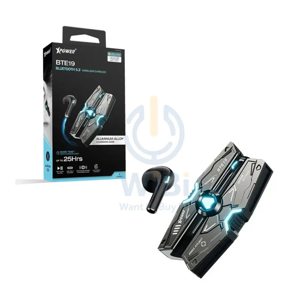 XPower BTE19 Bluetooth Wireless Earbuds - Black Accessories > Audio > Headphones