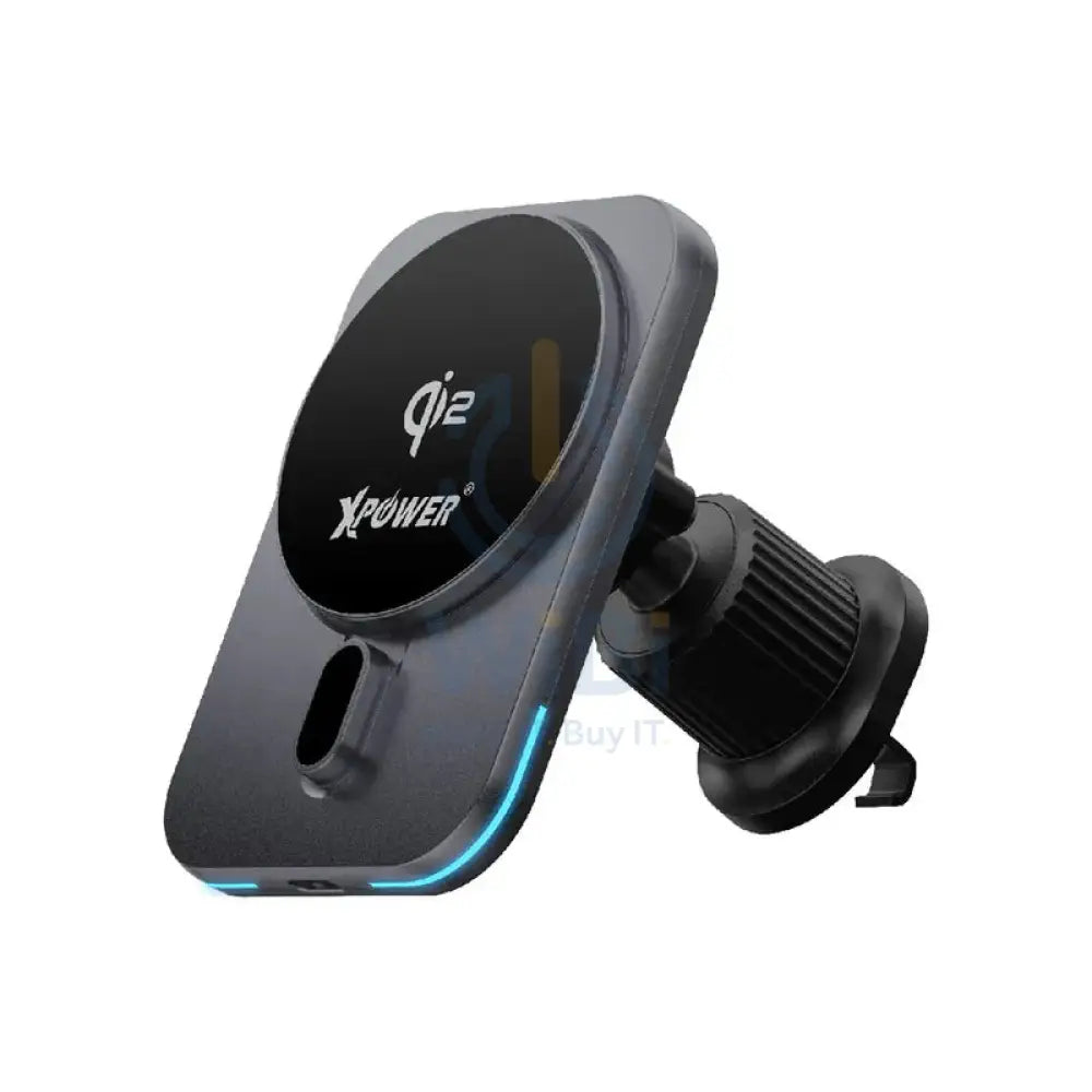 XPower CMM11 3in1 Wireless Charging Car Mount Holder - 15W / Grey Accessories > Mobiles & Tablets > Mobiles > Car