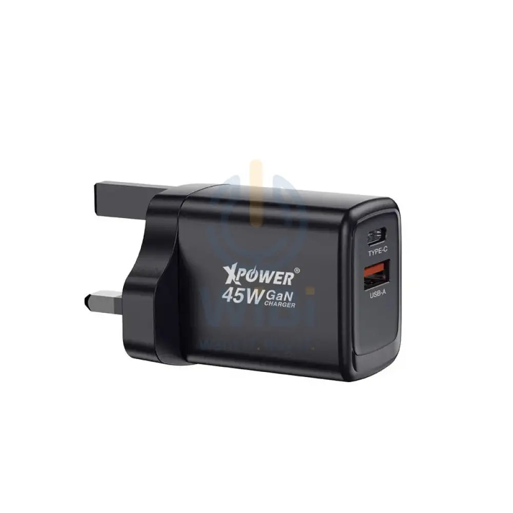 XPower GW45 PD 3.0/QC Gan Mini Wall Charger - 45W / Black Accessories > Power Adapters