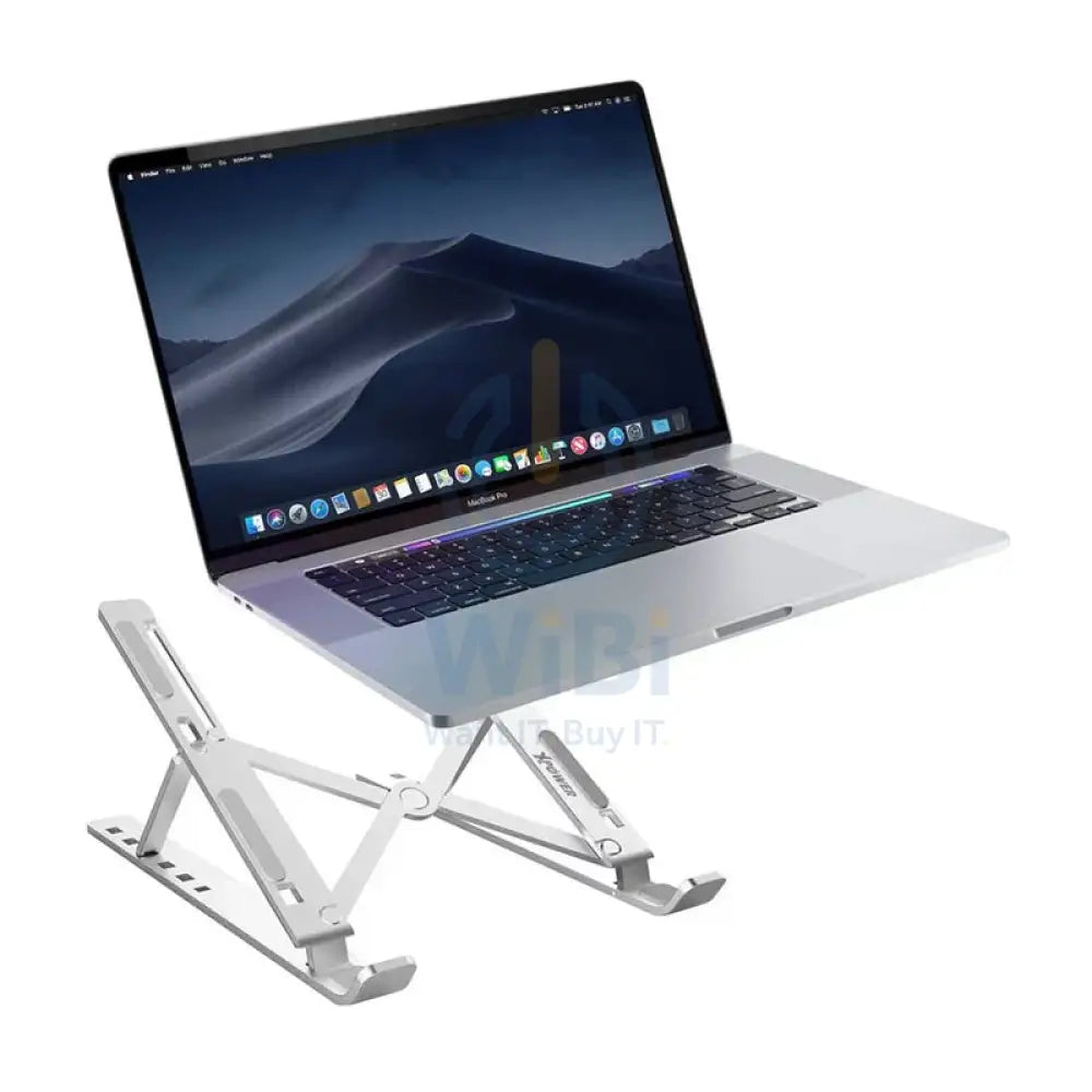XPower LS2 Foldable Laptop Stand - Silver Accessories > Laptops > Laptop Stand
