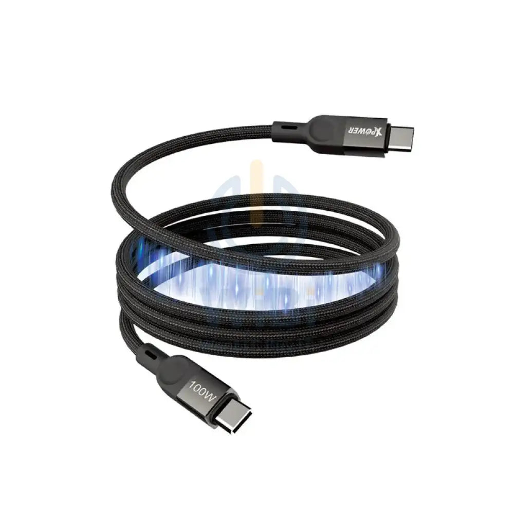 XPower MCC100 Magnetic Cable - 1 Meter / 100W / Type-C / Black Accessories > Cables & Converters > Cables