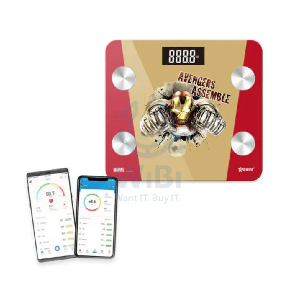 XPower SBS1 Marvel Smart Body Scale - Iron Man Accessories > Smart Devices > Smart Scale