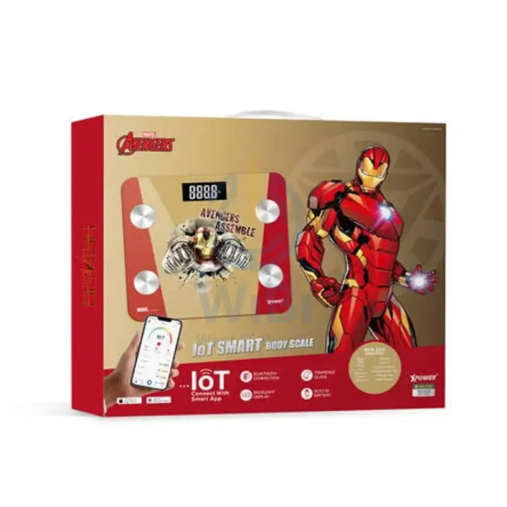 XPower SBS1 Marvel Smart Body Scale - Iron Man Accessories > Smart Devices > Smart Scale