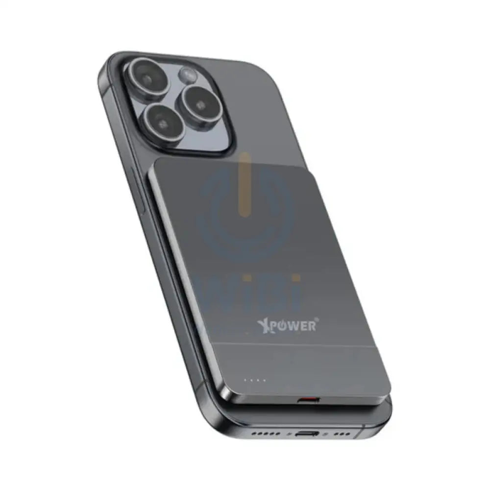 Xpower Wireless Ultra Thin Power Bank - 5000mAh / 20W / Grey Accessories > Power Bank