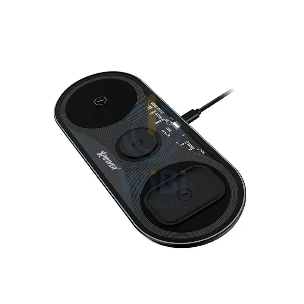 XPower WLM8 3 IN 1 Wireless Charging Pad - 15W / Black Accessories > Power Adapters