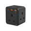 XPower WSS1 3-Outlet Cube Extension Socket - 20W / Black Accessories > Power > Power Protection > Surge Protector