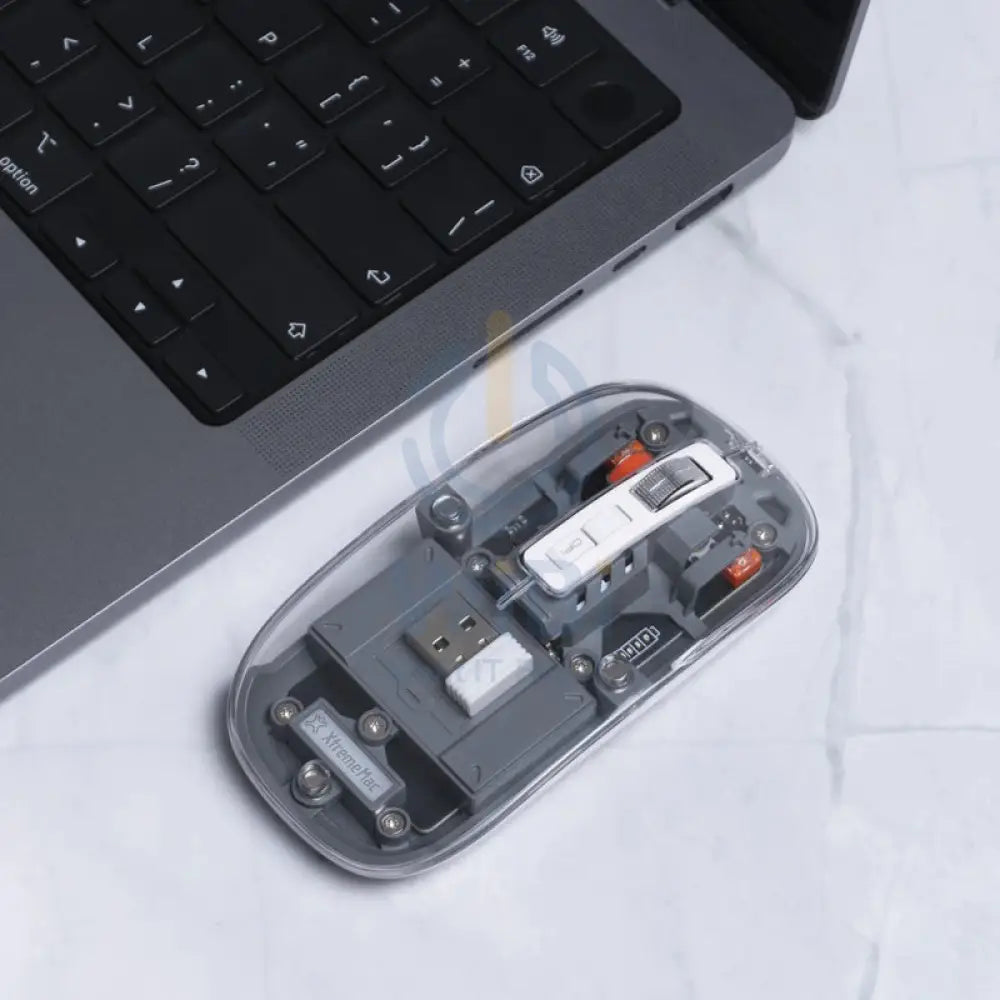 XtremeMac Bluetooth Transparent Mouse - 2.40GHz / Black - Mouse Accessories > Keyboard & Mouse > Offer Zone
