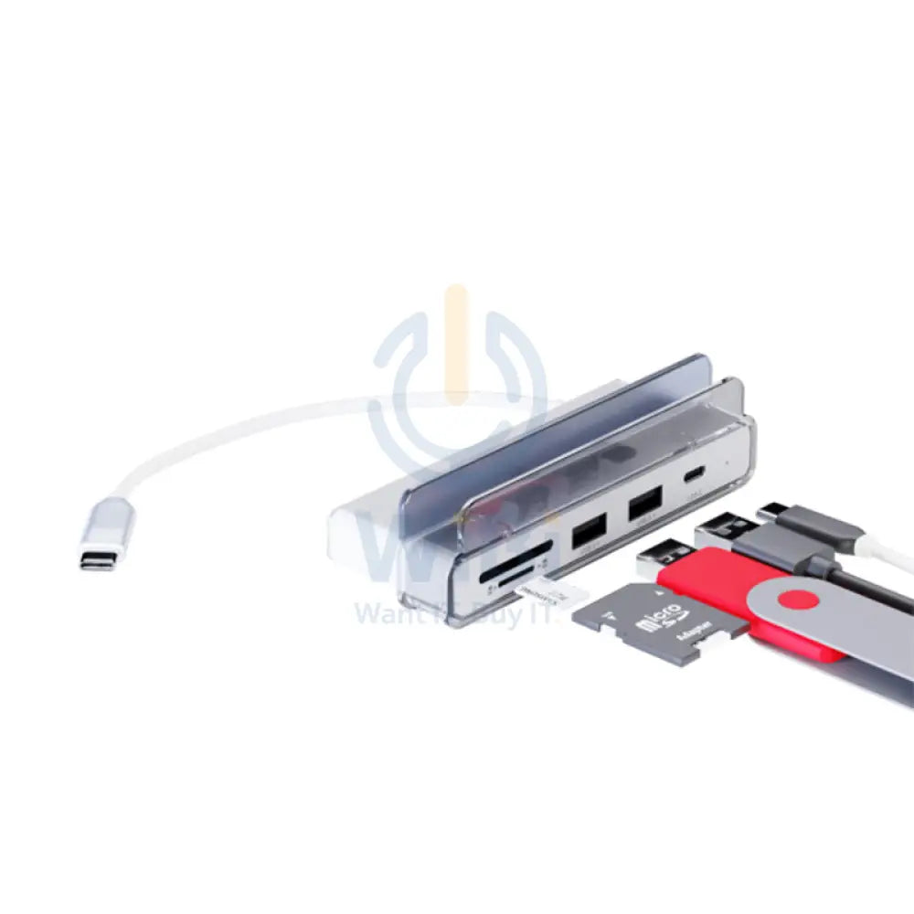 Xtrememac Card Reader - 6-in-1 / USB-C / 4K / SD Card / USB-A / Silver Storage > Memory Cards > Offer Zone