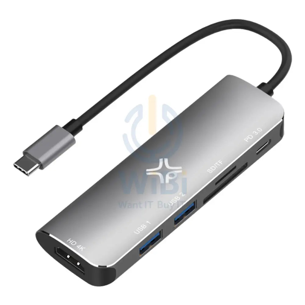 Xtrememac Card Reader - 6-in-1 / USB-C / Silver Storage > Memory Cards > Offer Zone