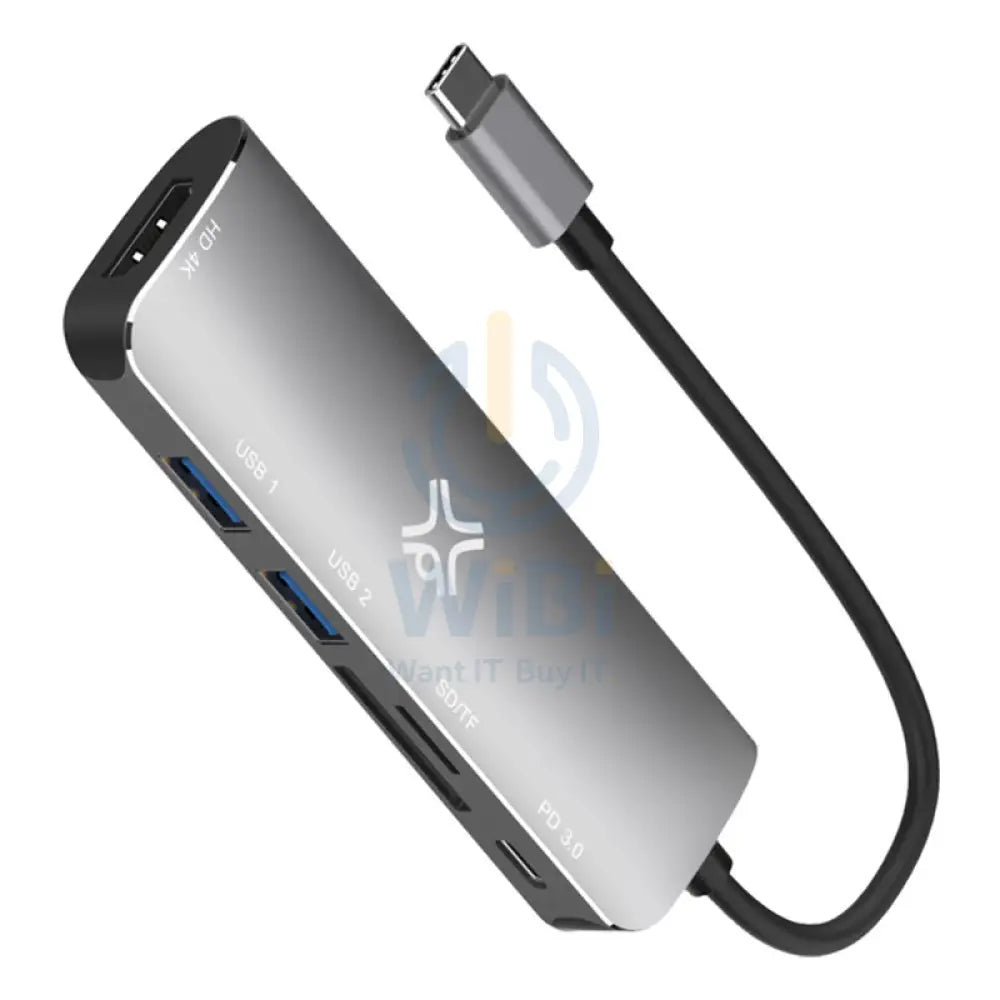 Xtrememac Card Reader - 6-in-1 / USB-C / Silver Storage > Memory Cards > Offer Zone