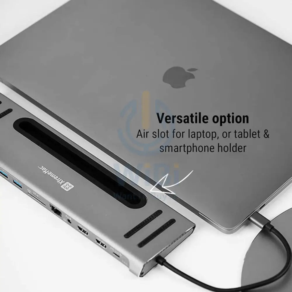 Xtrememac Docking Hub Station 12-ports / USB-C - Space Grey Accessories > Cables & Converters > Cables > Offer Zone