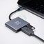 Xtrememac Hub Station - 3-in-1 / USB-C / Silver Accessories > Cables & Converters > Cables