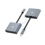 Xtrememac Notebook Adapters - 2-in-1 / USB-C / Silver Accessories > Cables & Converters > Cables