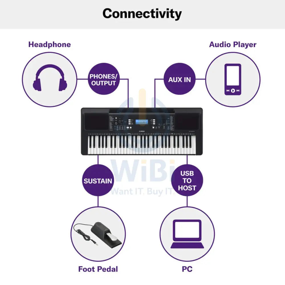 Yamaha Portable Keyboard - PSR-E373 Accessories > Other Accessories