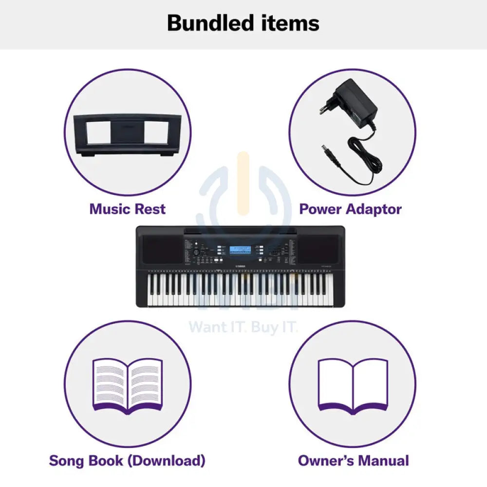 Yamaha Portable Keyboard - PSR-E373 Accessories > Other Accessories