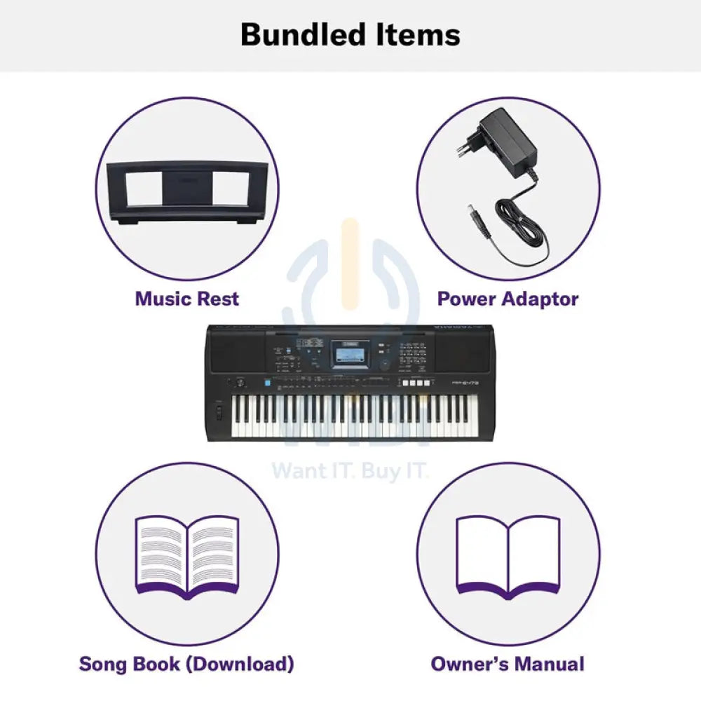 Yamaha Portable Keyboard - PSR-E473 Accessories > Other Accessories