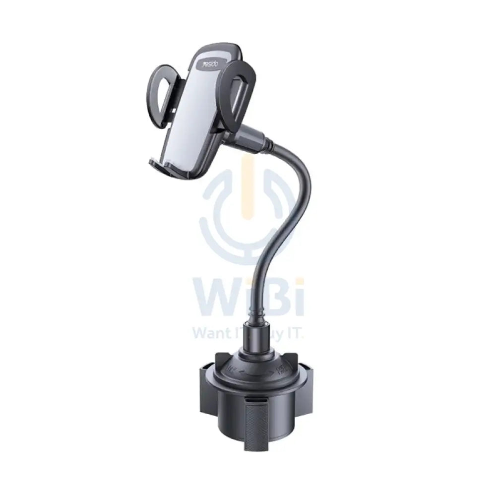 Yesido C112 Flexible Arm Car Cup Holder Mobile Phone Bracket with Air Vent Clip - Black Accessories > Mobiles & Tablets