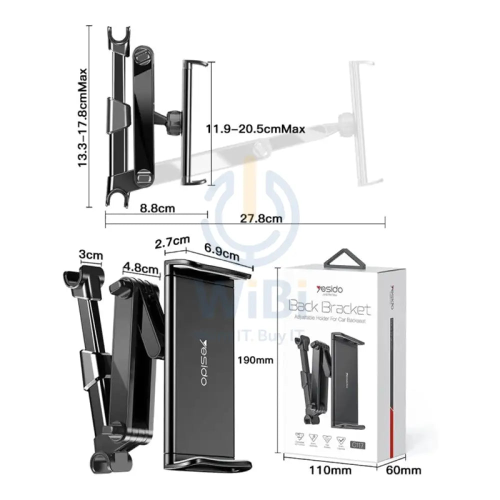 Yesido C117 Tablet Holder - Black