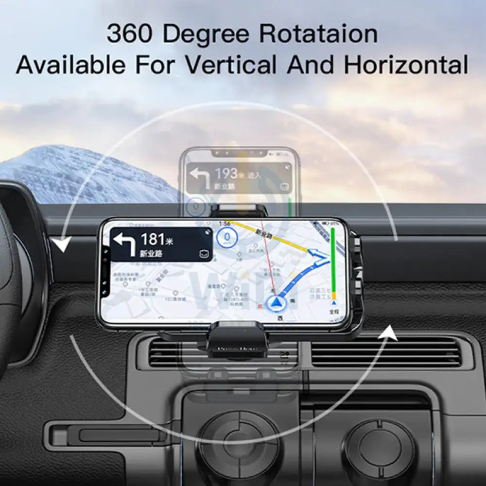 Yesido C136 Spring Clip Phone Holder Air Vent - Black Accessories > Mobiles & Tablets > Mobiles > Mobile Holder / Stands