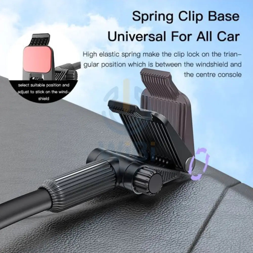 Yesido C137 360 Arm Truck Car Adjustable Spring Clip Phone Holder - Black Accessories > Mobiles & Tablets > Mobiles >
