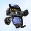 Yesido C164 Solar Power Clip Phone Holder - 110mAh / 2 Amps - Black Accessories > Mobiles & Tablets > Mobiles > Mobile