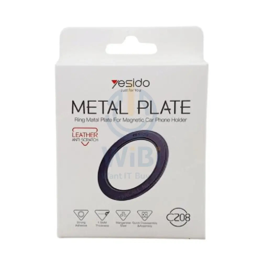 Yesido C208 Metal Plate Car Phone Holder - Magnetic / Black Accessories > Mobiles & Tablets > Mobiles > Mobile Holder