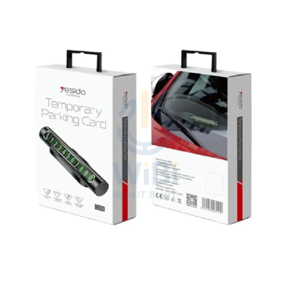 Yesido C68 Parking Card - Black Accessories > Mobiles & Tablets > Mobiles > Mobile Holder / Stands