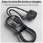 Yesido CA136C 2-in-1 Charging Cable - 1.2 Meter / USB-C / iWatch - Black Accessories > Cables & Converters > Cables