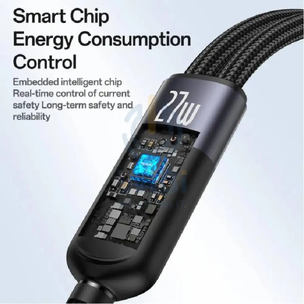 Yesido CA136L 2-in-1 Charging Cable - 1.2 Meter / Lightning / iWatch - Black Accessories > Cables & Converters > Cables