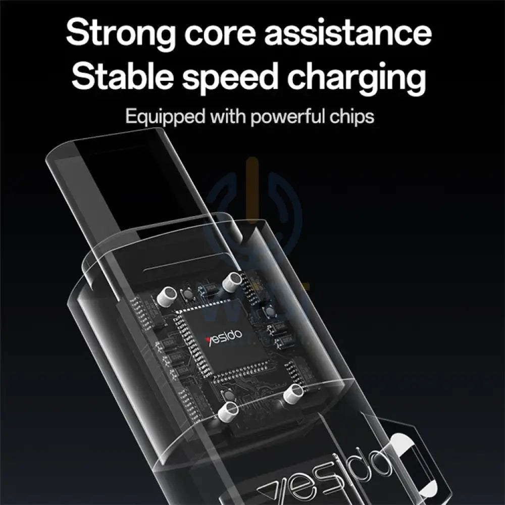Yesido GS28 Lightning Charging Adapter - 60W / USB-C / Black Accessories > Cables & Converters > Converters