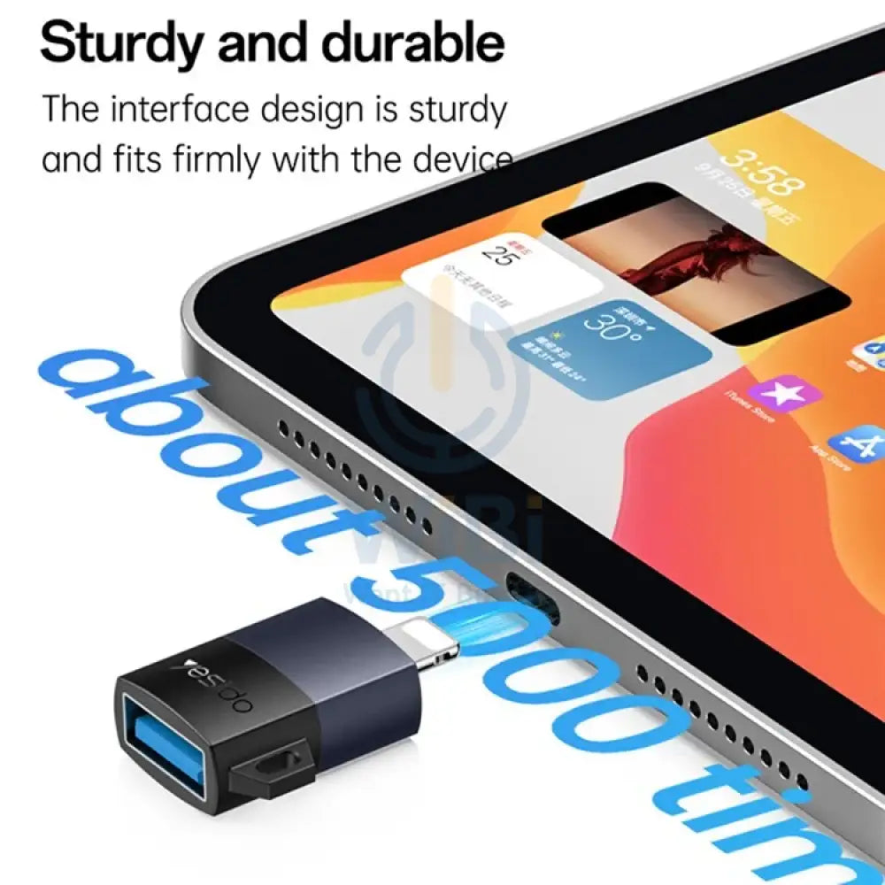 Yesido GS32 USB OTG Adapter - Up to 480Mbps / Lightning / Black Accessories > Cables & Converters > Converters