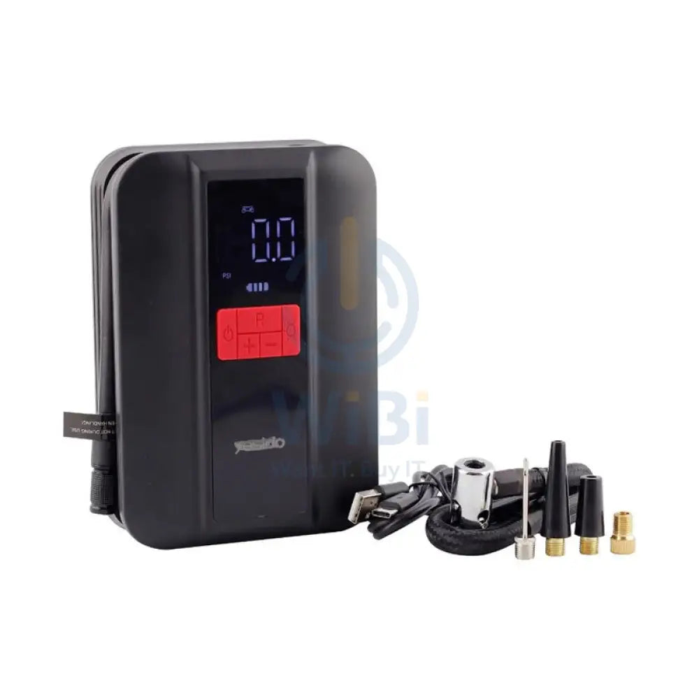 Yesido Inflator Pump Multifunctional Air Pump - 4000mAh / 150PSI / USB / Type-C - Black Accessories > Smart Devices