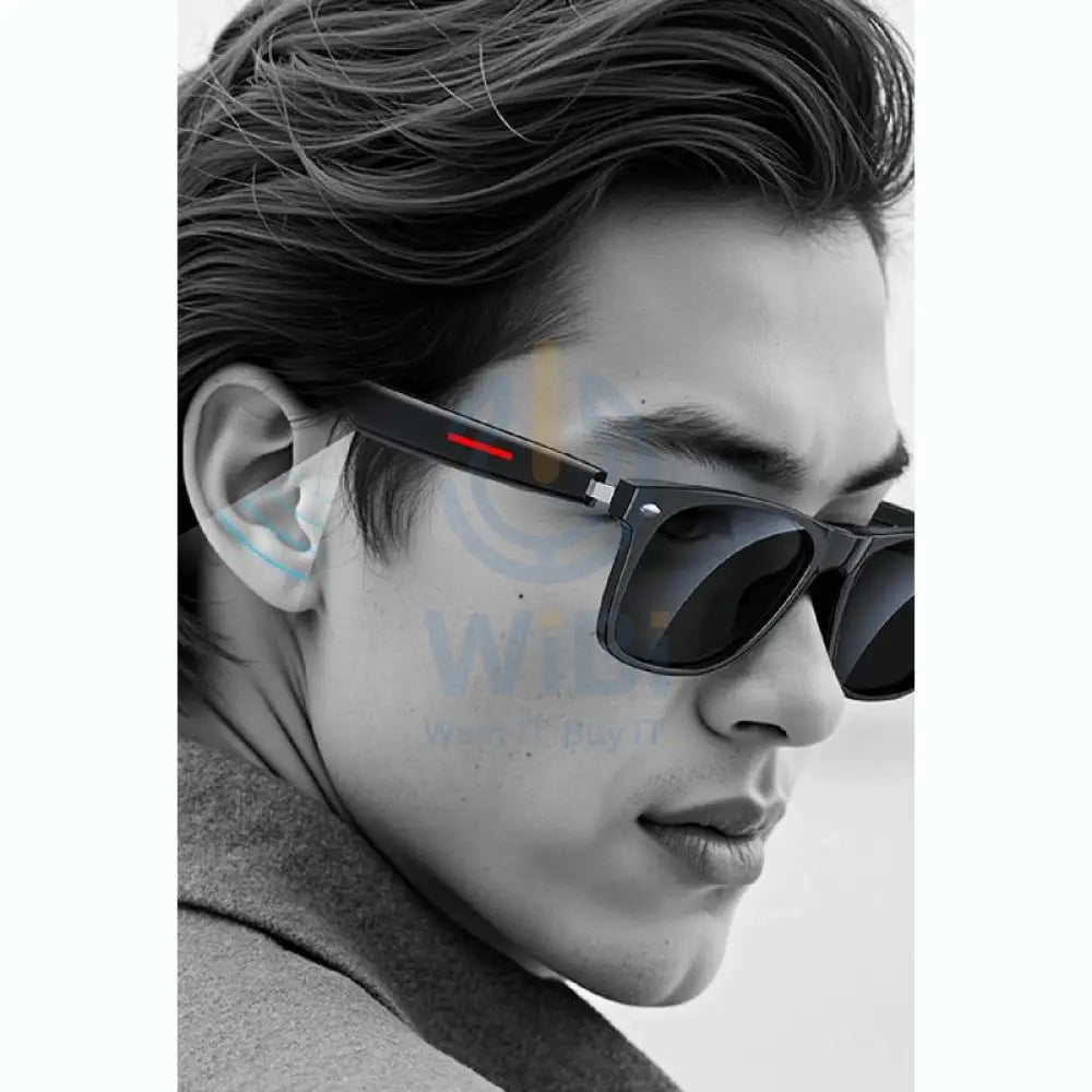 Yesido IO35 Smart Sunglasses with Built-in Speaker - Bluetooth / Black Accessories > Smart Devices