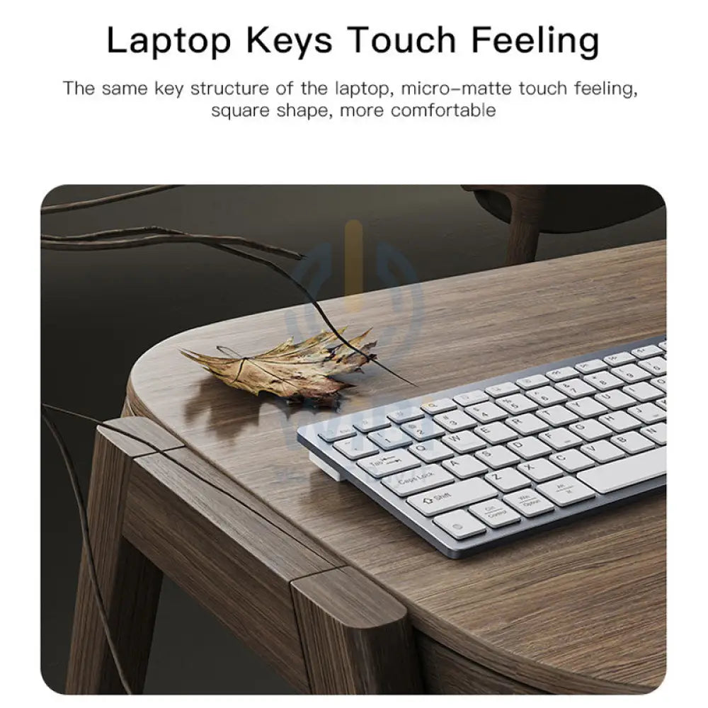 YESIDO KB11 Wireless Keyboard - 10M / 2.4G / USB / Bluetooth - White Accessories > Keyboard & Mouse