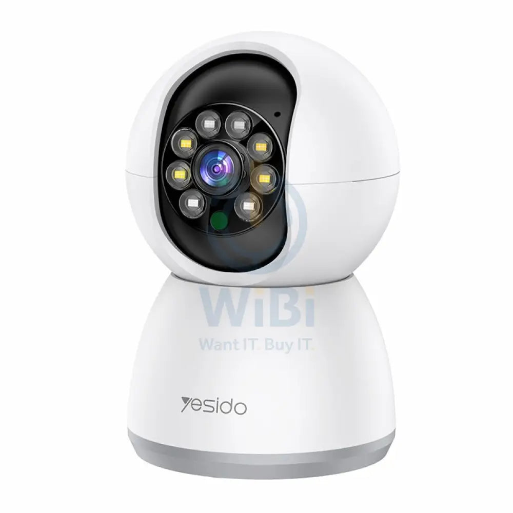 Yesido KM11 Smart Indoor HD Camera With Night Vision - 3MP / 2.4G / 1080 Full HD / WiFi - White Cameras > Security