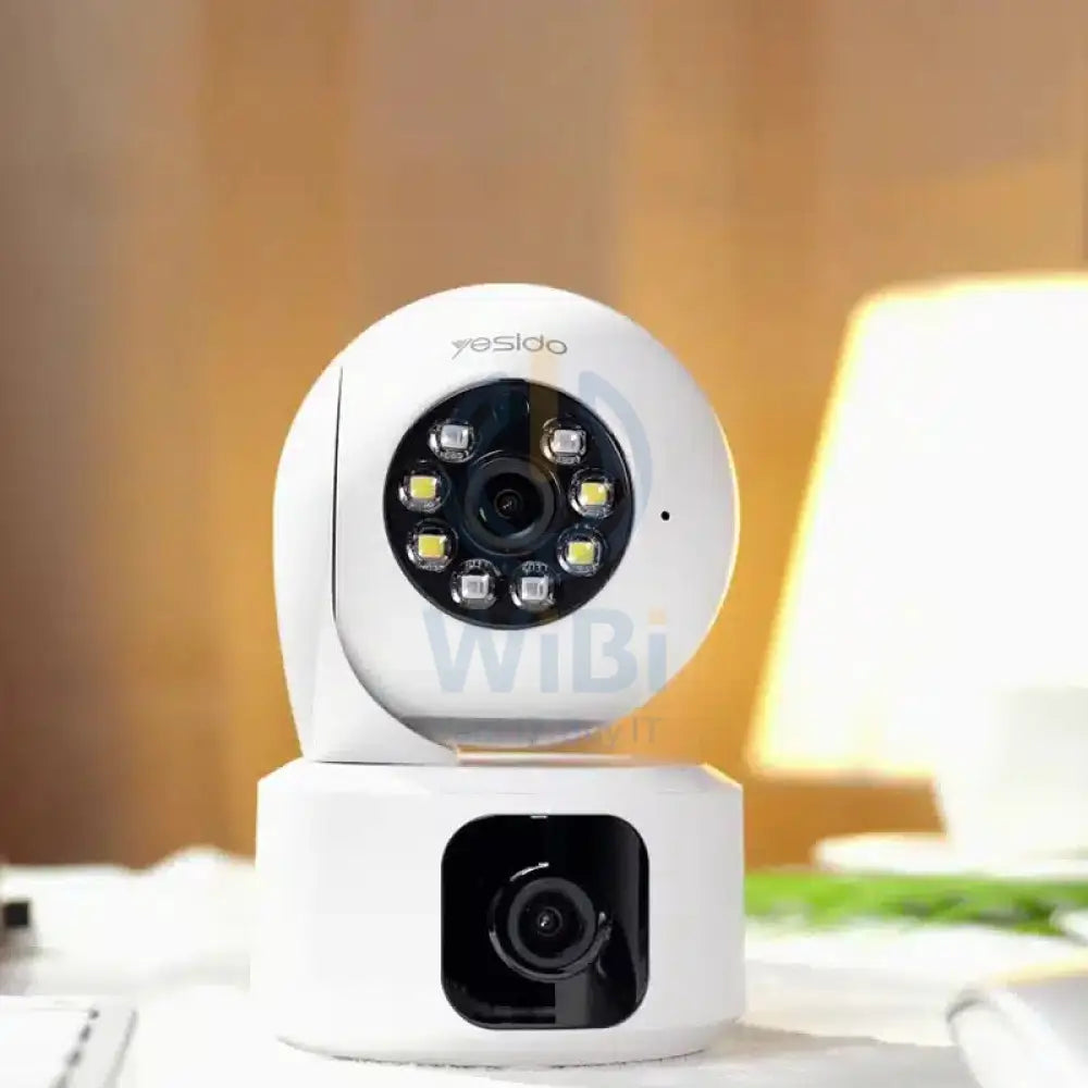 Yesido KM16 Dual 1080P Indoor Security Camera 2.4G / 1080p / Wireless / AI Tracking & Night Vision White Cameras >