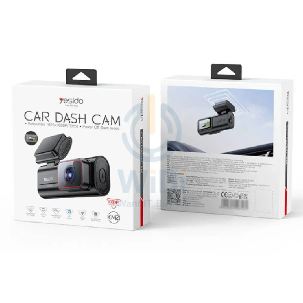 Yesido KM21 Dash Cam Front Way Car Driving Recorder - 1.47’’ IPS / Wi-Fi - Black Cameras > Security Cameras