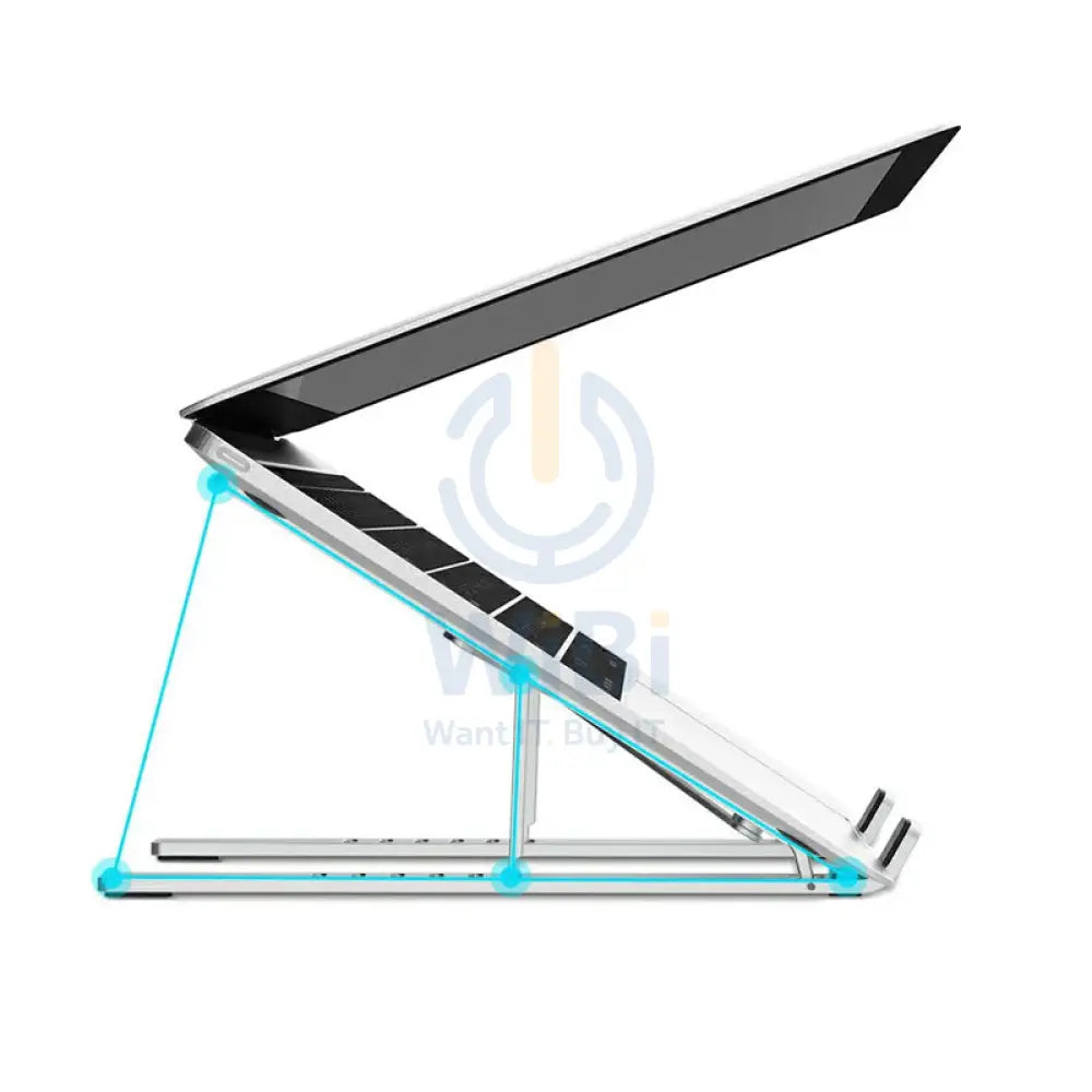 Yesido LP01 Portable Aluminum Alloy Fold Stand Tablet Laptop Holder - Silver Accessories > Other Laptop Accessories