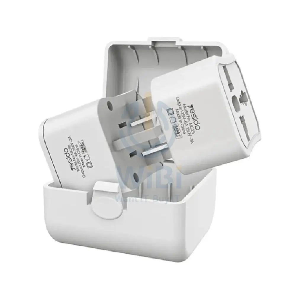 Yesido MC25 Adapter Plug kit - White Accessories > Power Adapters