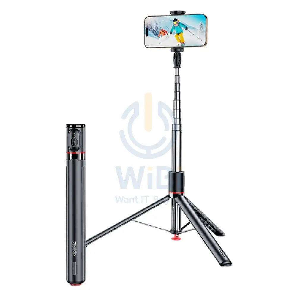 Yesido SF30 Tripod Selfie Stick Bluetooth / Black Accessories > Mobiles & Tablets > Mobiles > Mobile Holder / Stands