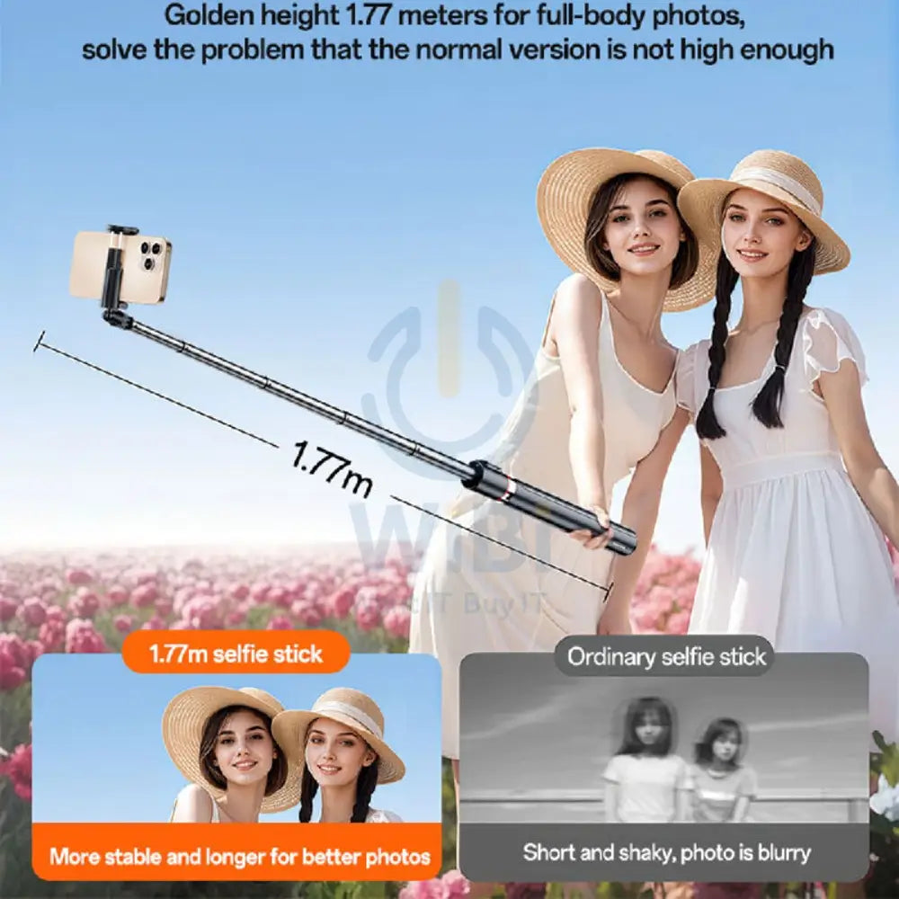 Yesido SF30 Tripod Selfie Stick Bluetooth / Black Accessories > Mobiles & Tablets > Mobiles > Mobile Holder / Stands