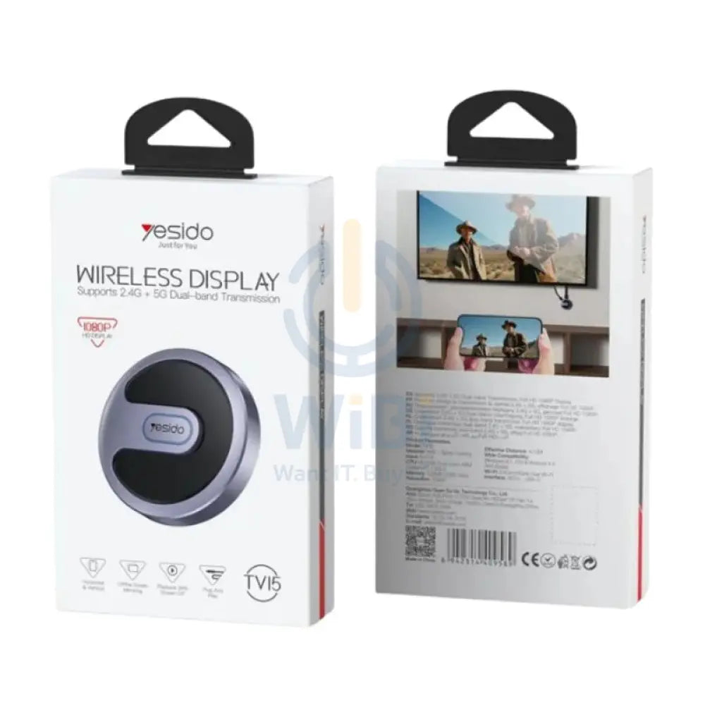 Yesido TV15 Wireless Display Adapter - WiFi / 1080P / USB-C / HDTV Networking Products > Wireless Access Point