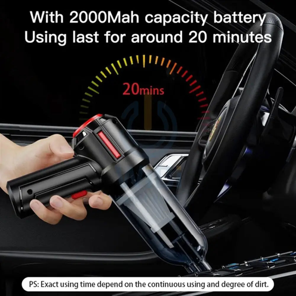 Yesido VC03 Handheld Car Vacuum Cleaner - 56W / 2000mAh - Black Accessories > Smart Devices