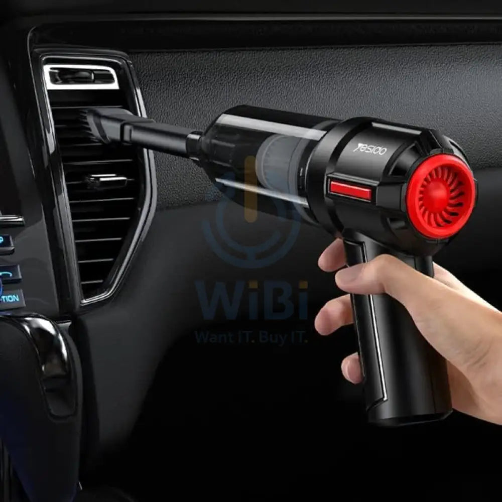 Yesido VC03 Mini Vacuum Cleaner High Power 4500Pa Cleaning Tool – Black Accessories > Smart Devices