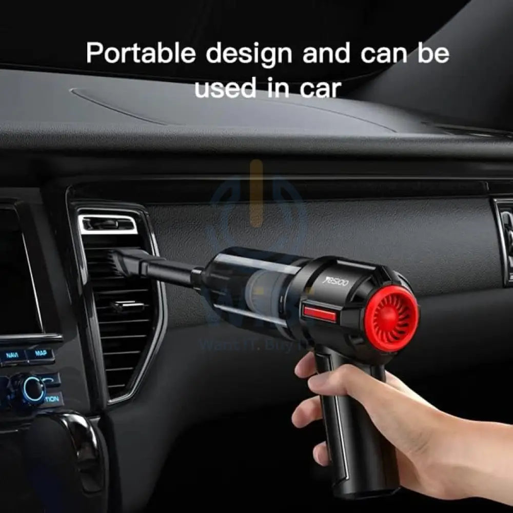 Yesido VC03 Mini Vacuum Cleaner High Power 4500Pa Cleaning Tool – Black Accessories > Smart Devices