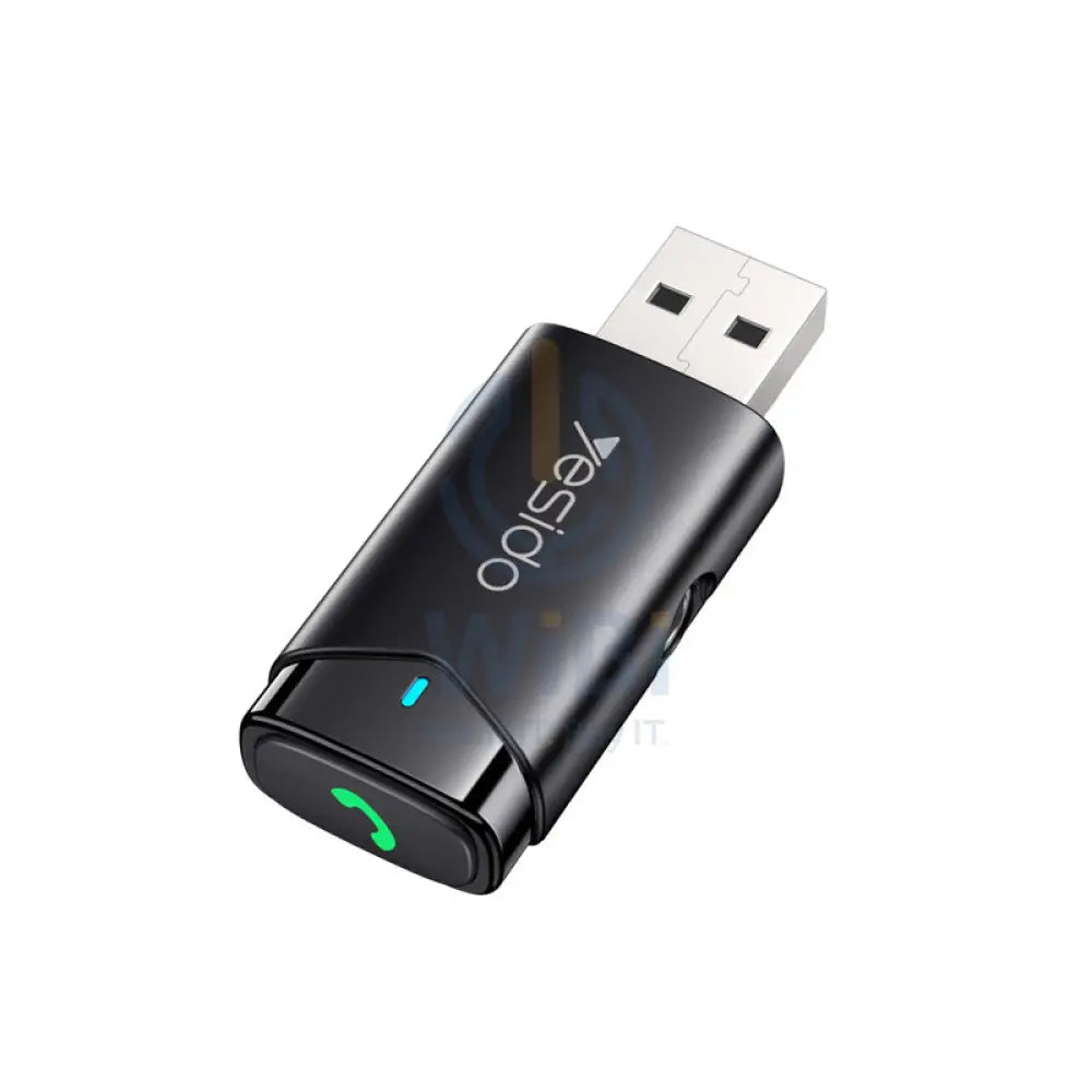 Yesido YAU40 Stable Transmission Double TF Card Playback Transmitter - 3.5mm / Bluetooth / AUX - Black Accessories >