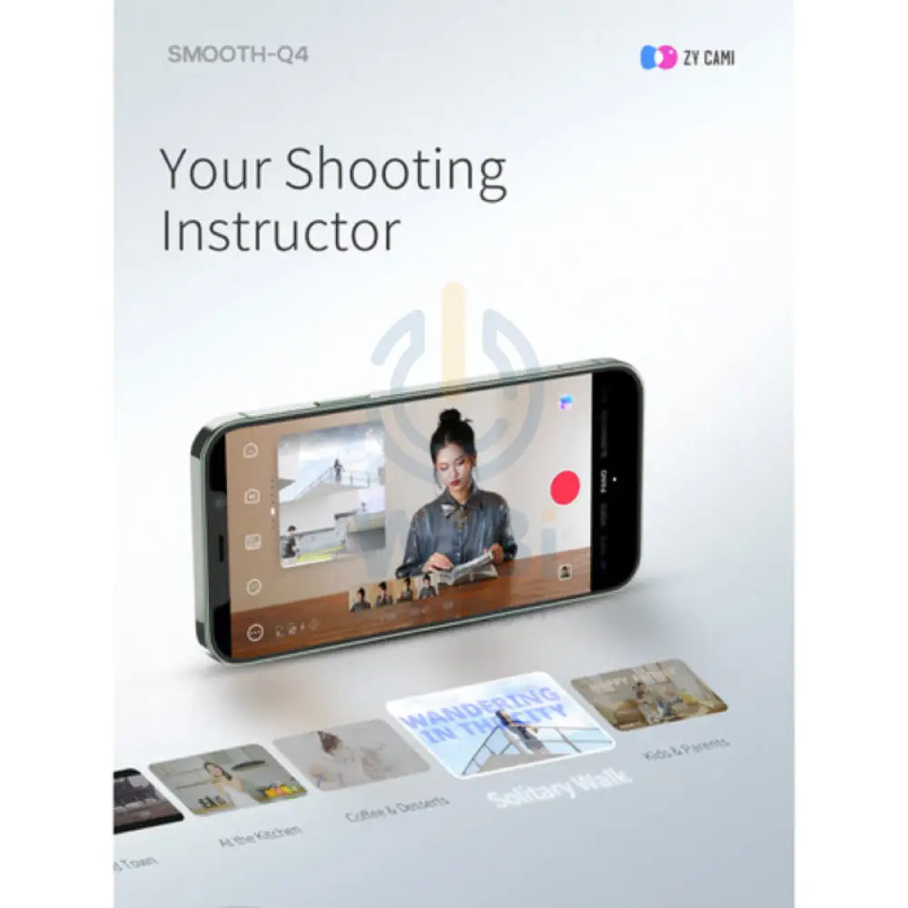 ZHIYUN Smooth-Q4 Smartphone Gimbal Stabilizer - 1200 mAh / USB-C Accessories > Cameras