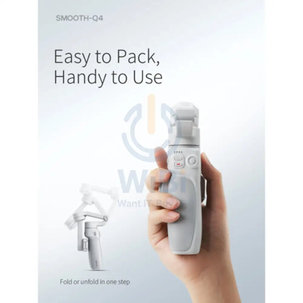 ZHIYUN Smooth-Q4 Smartphone Gimbal Stabilizer - 1200 mAh / USB-C Accessories > Cameras