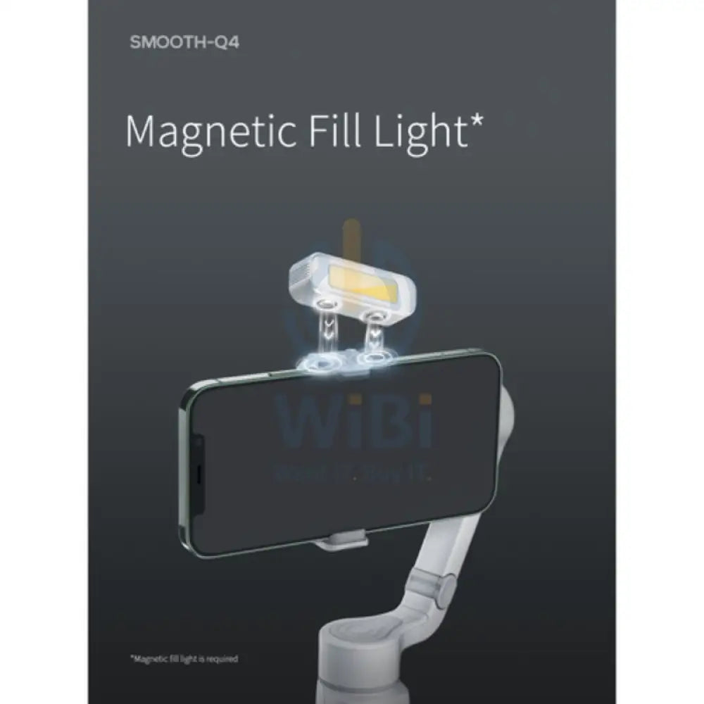 ZHIYUN Smooth-Q4 Smartphone Gimbal Stabilizer - 1200 mAh / USB-C Accessories > Cameras